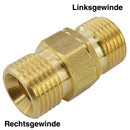 Doppelnippel mit Rechtsgewinde - Linksgewinde, PN 16 - Fittingstore
