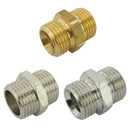 Doppelnippel, Zylindrisches Gewinde, PN 40, Messing-/Vernickelt/Edelstahl - Fittingstore