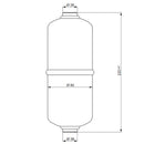 Druckluftbehälter Kessel aus Stahl – Kompressor-Zusatztank für stationäre Druckluftsysteme (1 bis 11,8 L)