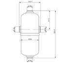 Druckluftbehälter Kessel aus Stahl – Kompressor-Zusatztank für stationäre Druckluftsysteme (1 bis 11,8 L)