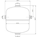 Druckluftbehälter Kessel aus Stahl – Kompressor-Zusatztank für stationäre Druckluftsysteme (1 bis 11,8 L)