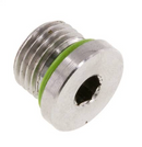 HD-Verschlussstopfen Innenskt. UNF 1/2"-20, V4A - Fittingstore