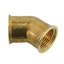 Winkel 45° mit Innengewinde, bis 25 bar - Fittingstore