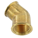 Winkel 45° mit Innengewinde, bis 25 bar - Fittingstore