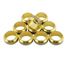 10er Pack Klemmringe für Messing-Verschraubungen - Fittingstore