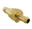 Kupplungsstecker mit Rückschlagventil NW 7,2 – Messing, 6-13 mm - Fittingstore
