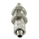 Kupplungsstecker mit Überwurfmutter & Schottgewinde - NW 2,7 Messing-/vernickelt, Edelstahl - Fittingstore