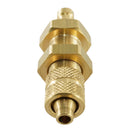 Kupplungsstecker mit Überwurfmutter & Schottgewinde - NW 2,7 Messing-/vernickelt, Edelstahl - Fittingstore