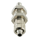 Kupplungsstecker mit Überwurfmutter & Schottgewinde - NW 2,7 Messing-/vernickelt, Edelstahl - Fittingstore