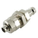 Kupplungsstecker mit Überwurfmutter & Schottgewinde - NW 5 Messing-/vernickelt, Edelstahl - Fittingstore