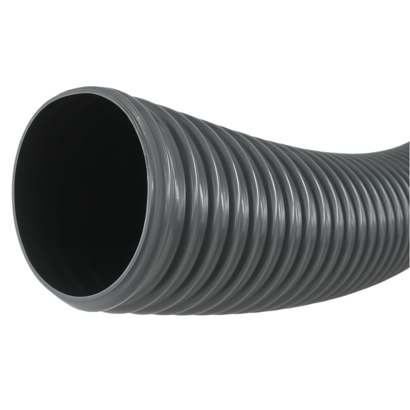 Leichter Saug-Schlauch, PVC-Superflex grau - Meterware