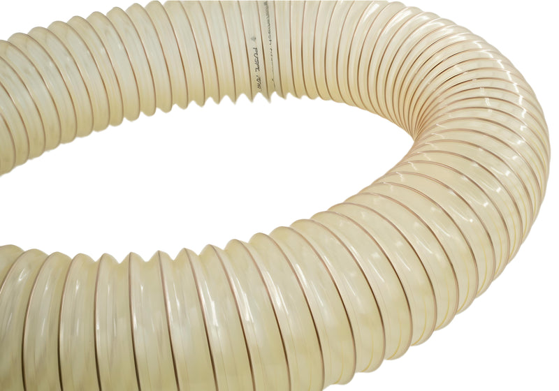 Leichter Saug-Druck PU-Spiralschlauch (Meterware) – Robust, flexibel und vielseitig einsetzbar