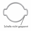 2-Ohr Schlauchschellen W1 verzinkt oder W4 Edelstahl – Ohrklemmschelle