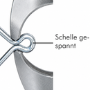 2-Ohr Schlauchschellen W1 verzinkt oder W4 Edelstahl – Ohrklemmschelle