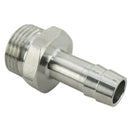 Schlauchtüllen mit Außengewinde (zylindrisch), bis 40 bar, Edelstahl & Stahl verzinkt - Fittingstore