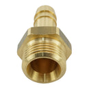 Schlauchtüllen mit Außengewinde (zylindrisch), bis 16 bar, Messing & Messing vernickelt - Fittingstore