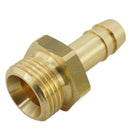 Schlauchtüllen mit Außengewinde (zylindrisch), bis 16 bar, Messing & Messing vernickelt - Fittingstore