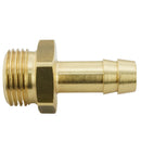 Schlauchtüllen mit Außengewinde (zylindrisch), bis 16 bar, Messing & Messing vernickelt - Fittingstore