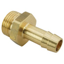 Schlauchtüllen mit Außengewinde (zylindrisch), bis 16 bar, Messing & Messing vernickelt - Fittingstore