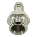 Schlauchtüllen mit Außengewinde (zylindrisch), bis 16 bar, Messing & Messing vernickelt - Fittingstore