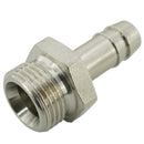 Schlauchtüllen mit Außengewinde (zylindrisch), bis 16 bar, Messing & Messing vernickelt - Fittingstore