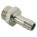 Schlauchtüllen mit Außengewinde (zylindrisch), bis 16 bar, Messing & Messing vernickelt - Fittingstore