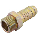 Schlauchtüllen mit Außengewinde (zylindrisch), bis 40 bar, Edelstahl & Stahl verzinkt - Fittingstore