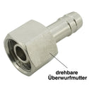 Schlauchtüllen mit Überwurfmutter, bis 40 bar - Fittingstore