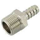 Schlauchtüllen mit konischem Gewinde, bis 16 bar, Messing vernickelt - Fittingstore