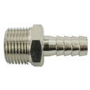 Schlauchtüllen mit konischem Gewinde, bis 16 bar, Messing vernickelt - Fittingstore