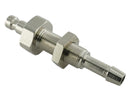 Kupplungsstecker mit Schlauchtülle & Schottgewinde - NW 2,7 Messing-/vernickelt, Edelstahl - Fittingstore