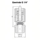Sicherheitsventile einstellbar, nicht bauteilgeprüft, (1 - 16 bar)