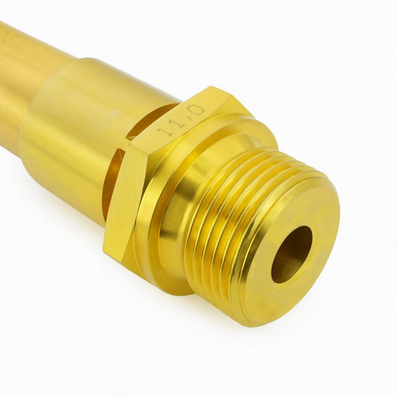 TÜV-Sicherheitsventile Druckluft (DN10), 6 bis 20 bar, Messing & Messing vernickelt