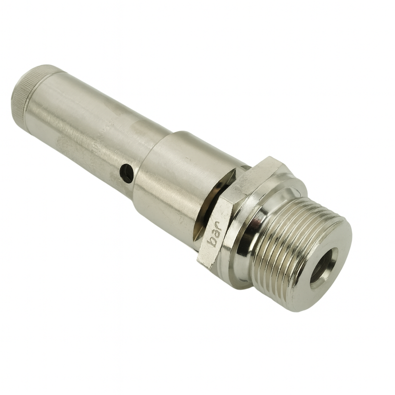 TÜV-Sicherheitsventile Druckluft (DN10), 6 bis 20 bar, Messing & Messing vernickelt