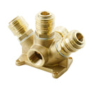 Wanddose Luftweiche mit 4x Kupplungsdosen NW 7,2 - Fittingstore