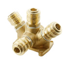 Wanddose Luftweiche mit 4x Kupplungsdosen NW 7,2 - Fittingstore