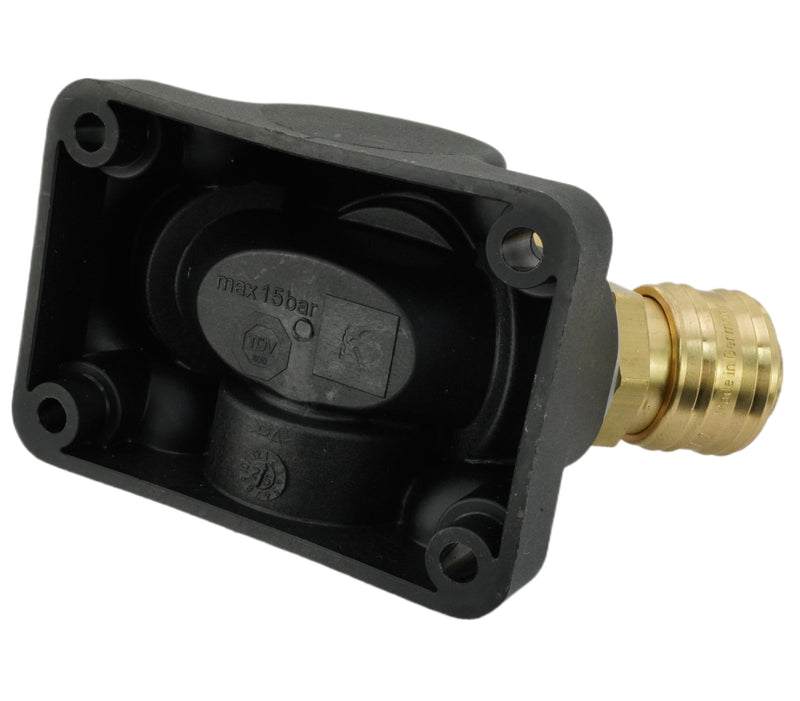 Druckluft Verteiler Als Wanddose Aus ALU Mit 6 Schnellkupplungen NW 7,2 – Magnum/Rectus