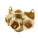 5-fach Wanddose Verteiler mit schrägen Seitenausgängen - G 1/2" - Fittingstore