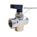 3-Wege Kugelhähne mit L- & T-Bohrung und einseitigem Knebelgriff - Fittingstore