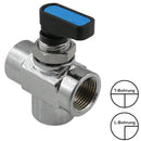 3-Wege Kugelhähne mit L- & T-Bohrung und einseitigem Knebelgriff - Fittingstore
