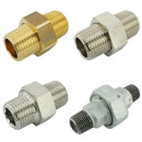 Doppelnippel 3-Teilig mit Außengewinde, konisch dichtend - Fittingstore