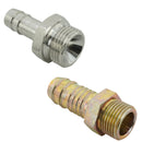 Schlauchtüllen mit Außengewinde (zylindrisch), bis 40 bar, Edelstahl & Stahl verzinkt - Fittingstore