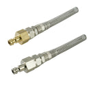 Kupplungsstecker NW 5 mit Überwurfmutter und Knickschutz für Pneumatik - Fittingstore