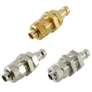 Kupplungsstecker mit Überwurfmutter & Schottgewinde - NW 5 Messing-/vernickelt, Edelstahl - Fittingstore