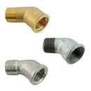 Einschraubwinkel 45° mit Innen- und Außengewinde - Fittingstore