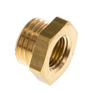 Reduziernippel mit metrischem Gewinde aus Messing - Fittingstore