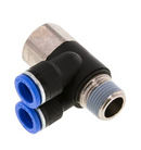 IQS Y-Steckverschraubungen mit Innen- und Außengewinde (zylindrisch) - Fittingstore