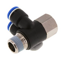 IQS Y-Steckverschraubungen mit Innen- und Außengewinde (zylindrisch) - Fittingstore