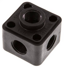 Verteilerblock (5-fach), Kunststoff - Fittingstore