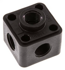 Verteilerblock (5-fach), Kunststoff - Fittingstore
